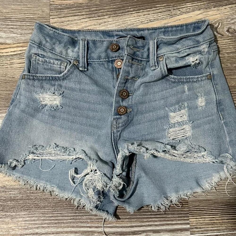 Sincerely jules blue denim shorts